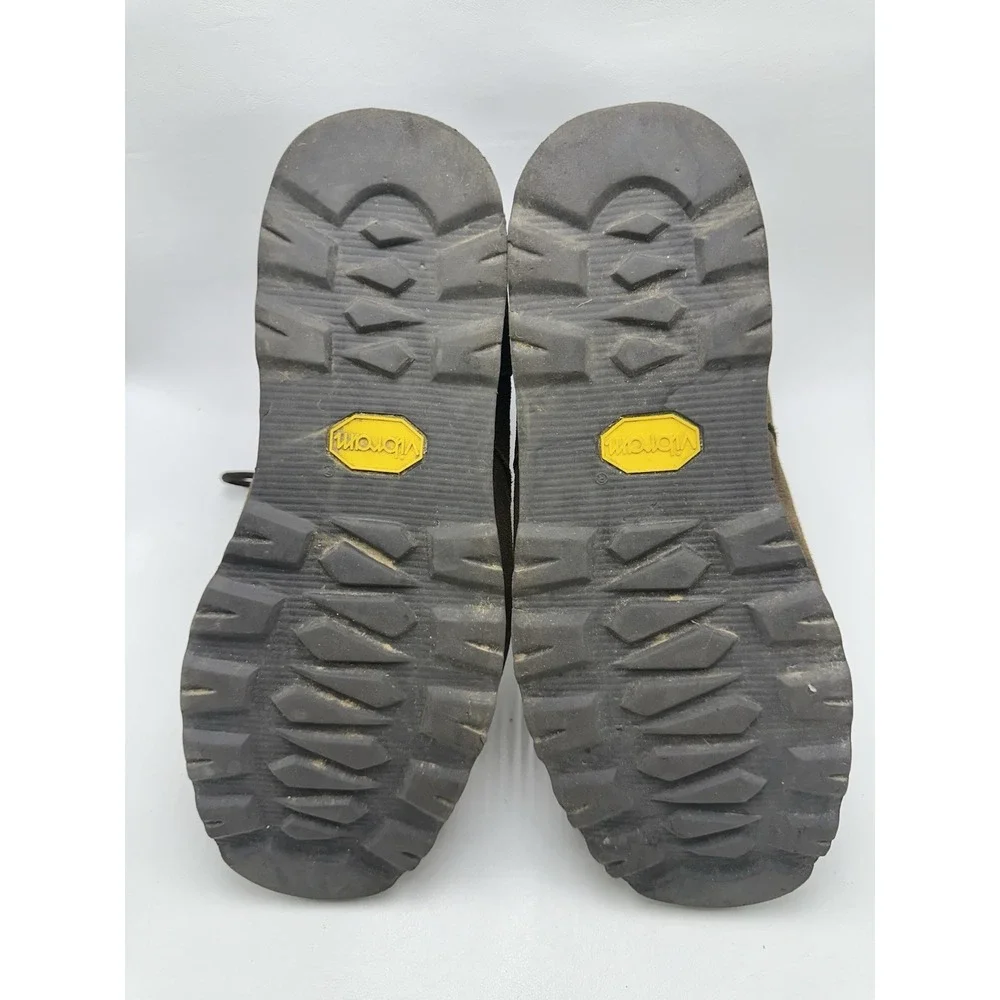 UGG Australia Hannen Suede Boots Mens Size 12 Brown Shearling Vibram 1003623